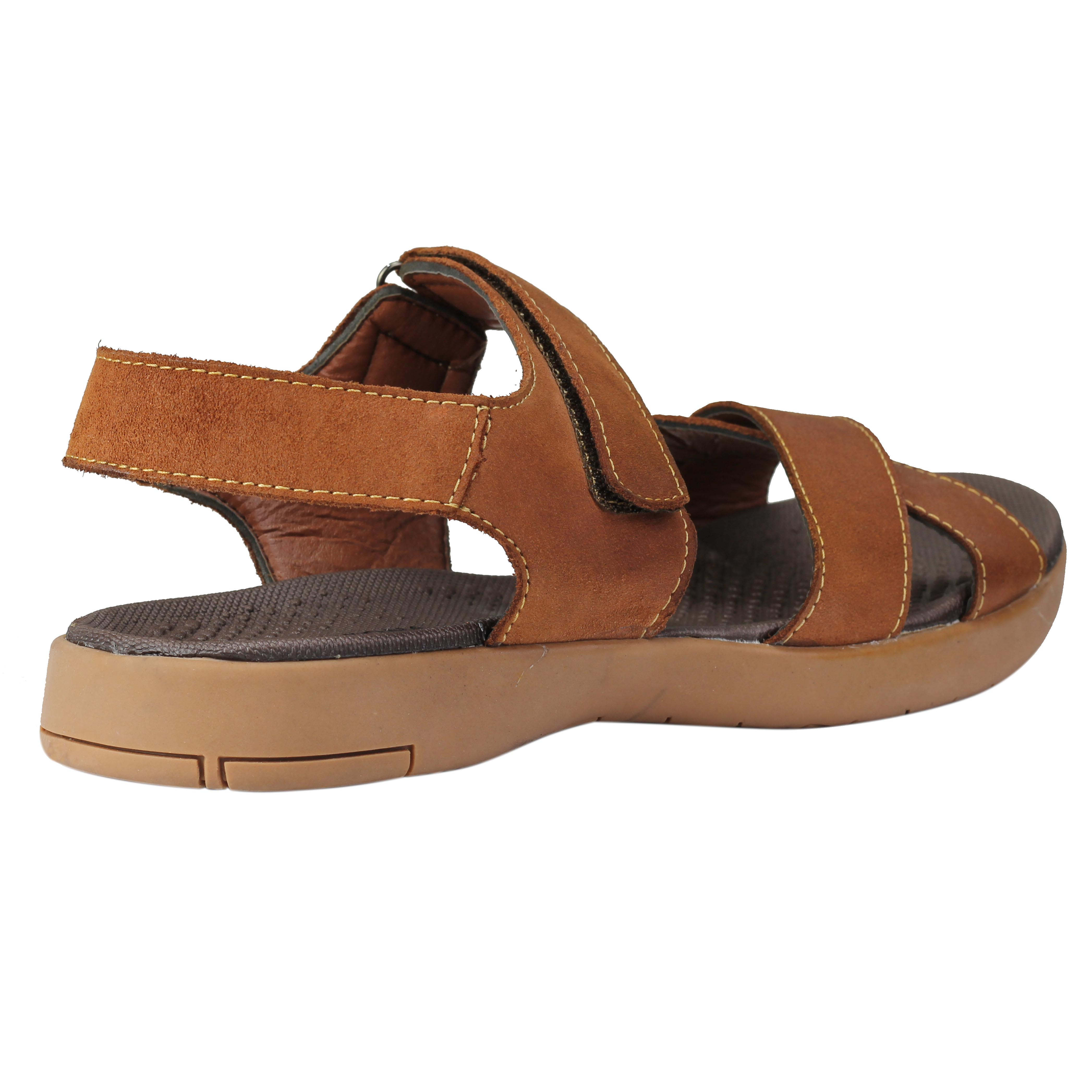 mens leather cross strap sandals